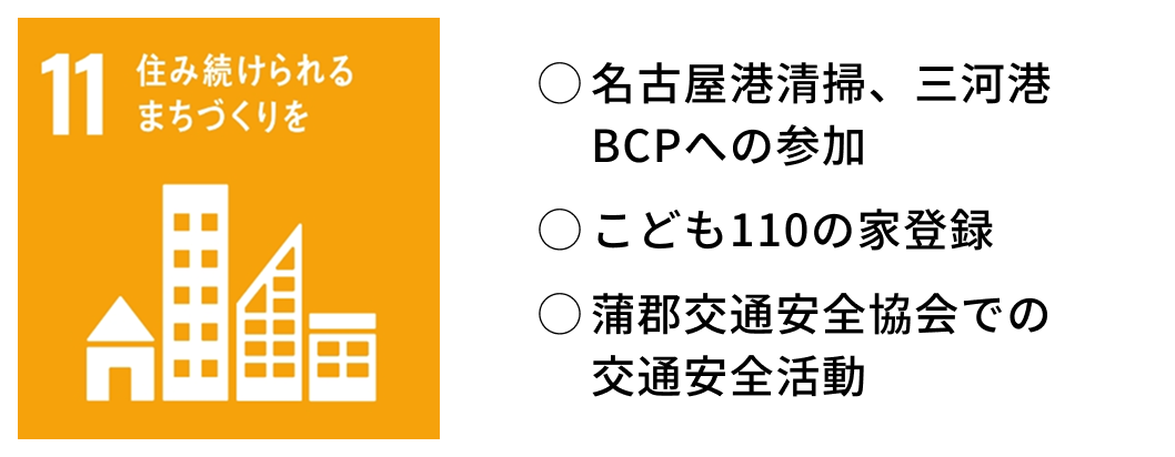 名古屋港清掃、三河港BCPへの参加・こども110の家登録・蒲郡交通安全協会での交通安全活動